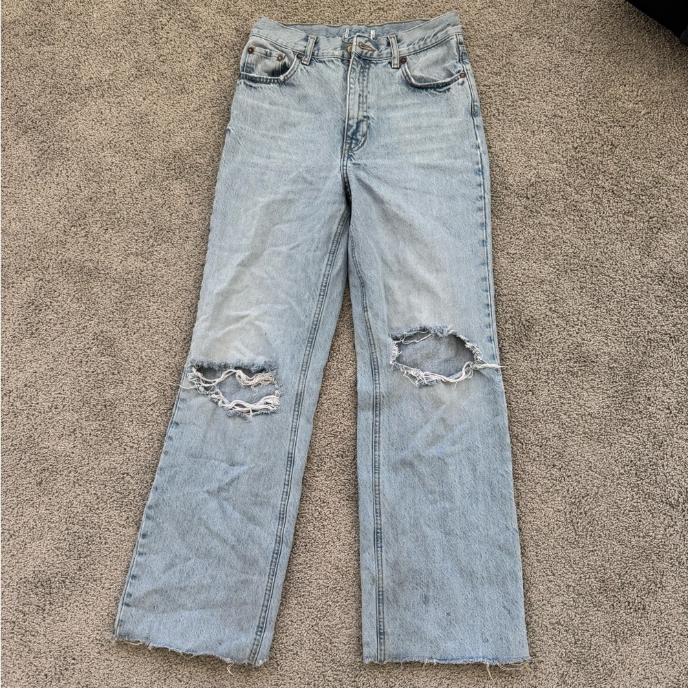 ZARA STRAIGHT LEGGED JEAN